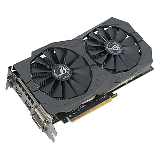 【中古】ASUS製グラボ　ROG-STRIX-RX570-O4G-GAMING　PCIExp 4GB