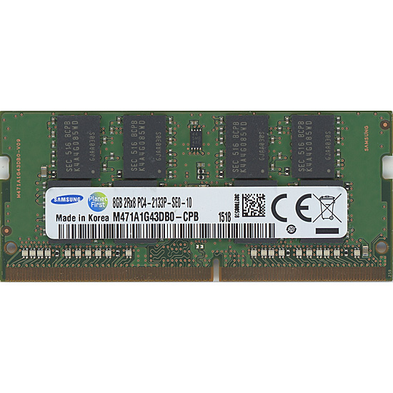 【中古】SAMSUNG M471A1G43DB0-CPB SODIMM DDR4 PC4-17000 8GB