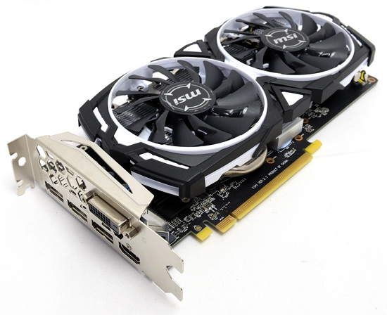 【中古】MSI製グラボ　Radeon RX 470 ARMOR 8G　PCIExp 8GB