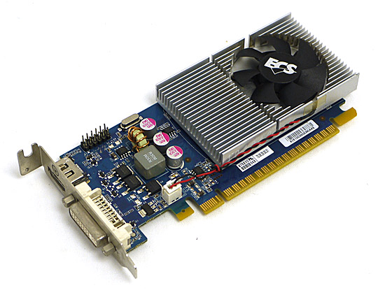 【中古】ECS製グラフィックボード　NGT430C-1GQR-F　PCIExp 1GB
