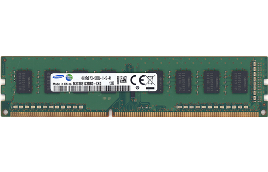 【中古】SAMSUNG　デスクトップ用 M378B5173DB0-CK0　DDR3 PC3-12800U 4GB