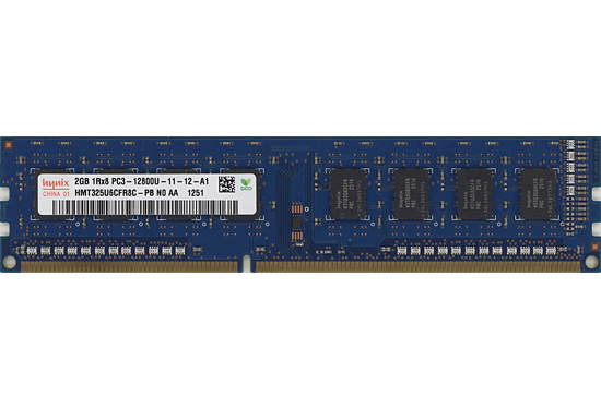 【中古】SK hynix製　HMT325U6CFR8C-PB N0 AA　DDR3 PC3-12800U 2GB
