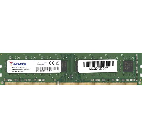 【中古】ADATA　デスクトップ用 AM2L16BC8R2-B0XS　DDR3L PC3L-12800U-11 8GB