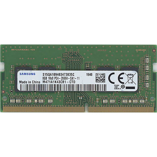 【中古】SAMSUNG　M471A1K43CB1-CTD　SODIMM DDR4 PC4-21300 8GB
