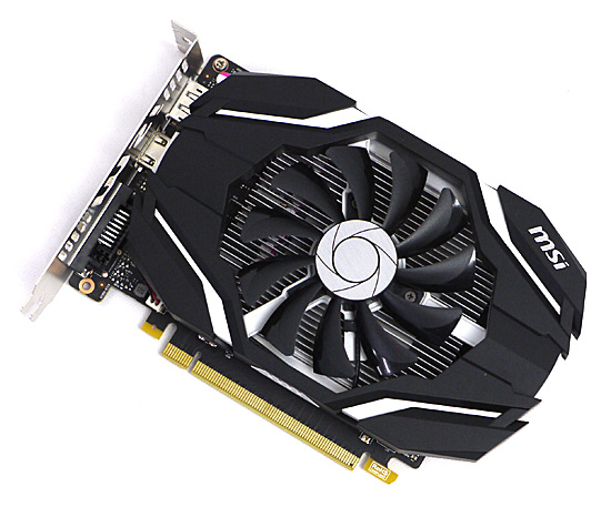 【中古】MSI製グラボ　GeForce GTX 1050 Ti 4G OCV1　PCIExp 4GB