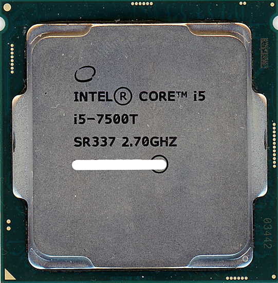 【中古】Core i5 7500T　2.7GHz 6M LGA1151 35W　SR337