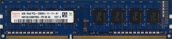 【中古】SK hynix　デスクトップ用 HMT451U6MFR8C-PB N0 AA　DDR3 PC3-1600 PC3-12800 4GB