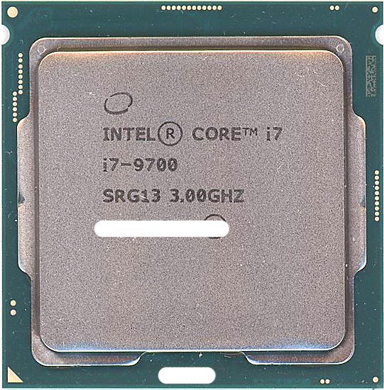 【中古】Core i7 9700　3.0GHz LGA1151 65W　SRG13