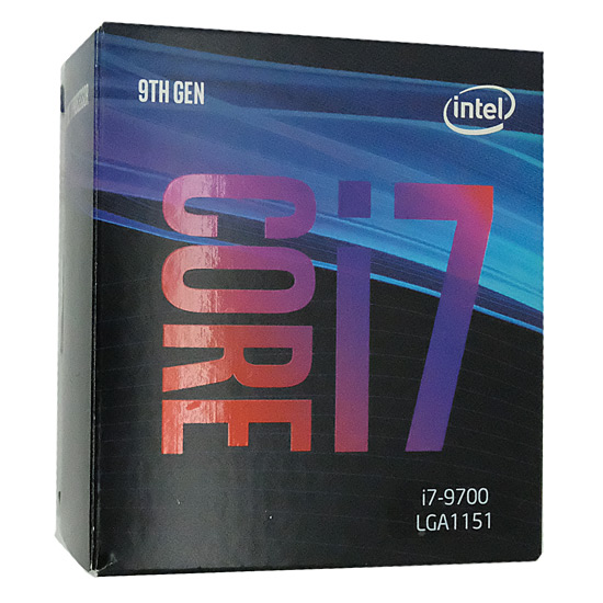 【中古】Core i7 9700　3.0GHz LGA1151 65W　SRG13 元箱あり