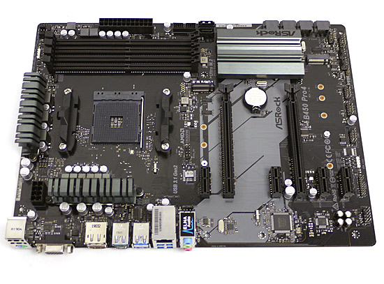 【中古】ASRock製 ATXマザーボード　B450 Pro4　SocketAM4