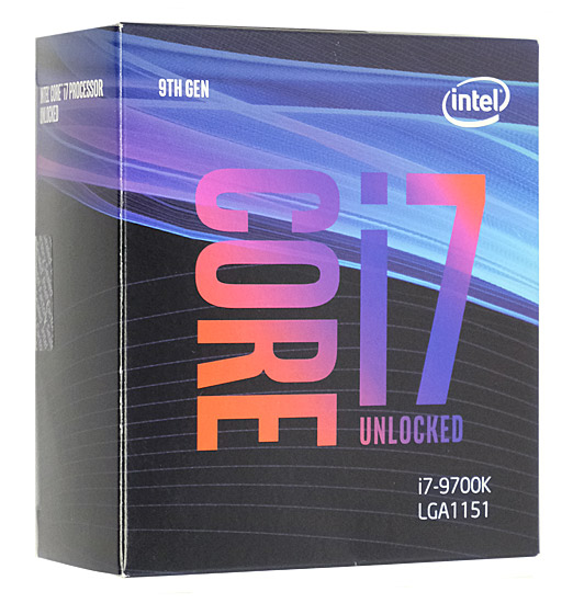 【中古】Core i7 9700K　3.6GHz LGA1151 95W　SRELT 元箱あり