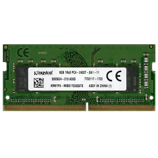 【中古】Kingston製 KNWMX1-ETB SODIMM DDR3L PC3L-12800S 4GB