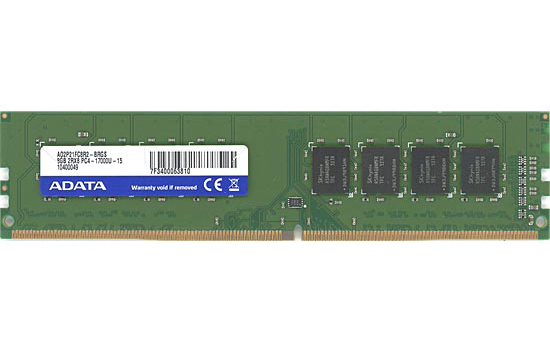 【中古】ADATA　デスクトップ用 AO2P21FC8R2-BRGS　DDR4 PC4-17000U 8GB