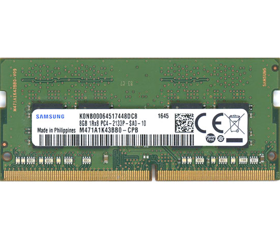 【中古】SAMSUNG　M471A1K43BB0-CPB　SODIMM DDR4 PC4-17000 8GB
