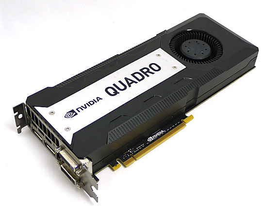 【中古】グラフィックボード　NVIDIA Quadro K6000　PCIExp 12GB