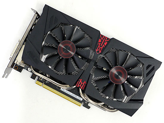 【中古】ASUS製グラボ　STRIX-GTX960-DC2OC-2GD5　PCIExp 2GB