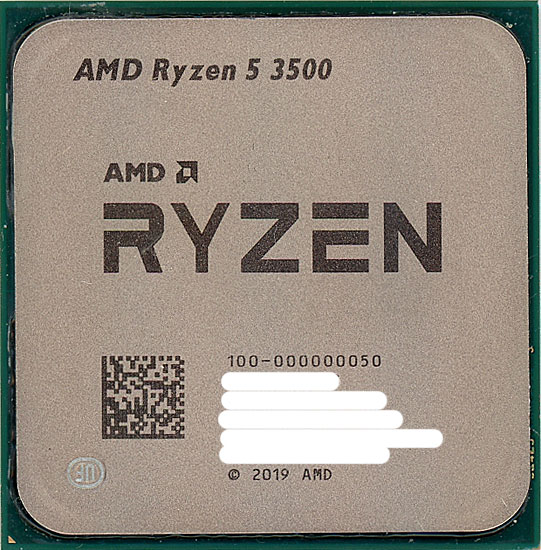 【中古】AMD　Ryzen 5 3500 100-000000050　3.6GHz Socket AM4