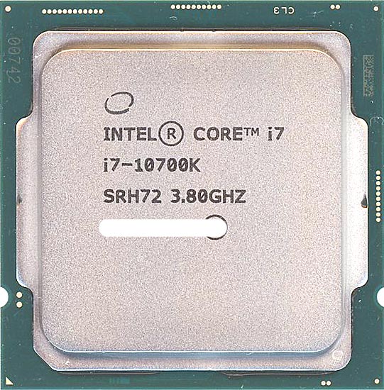 【中古】Core i7 10700K　3.8GHz LGA1200 125W　SRH72