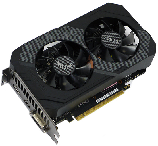 【中古】ASUS製グラボ　TUF-GTX1660-O6G-GAMING　PCIExp 6GB