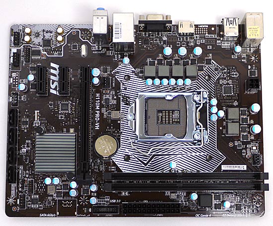 【中古】MSI製　MicroATXマザーボード　H110M PRO-VH　LGA1151