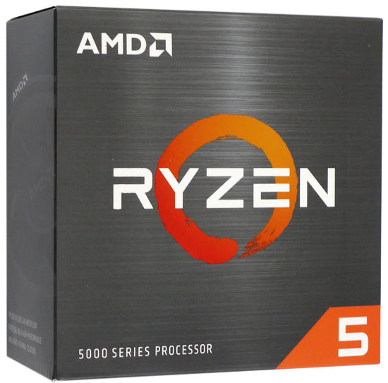 【中古】AMD　Ryzen 5 5600X 100-000000065　4.6GHz Socket AM4 元箱あり