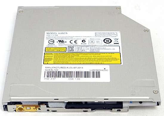 【中古】Panasonic製　内蔵型 DVDスーパーマルチスリムドライブ　UJ-8C5