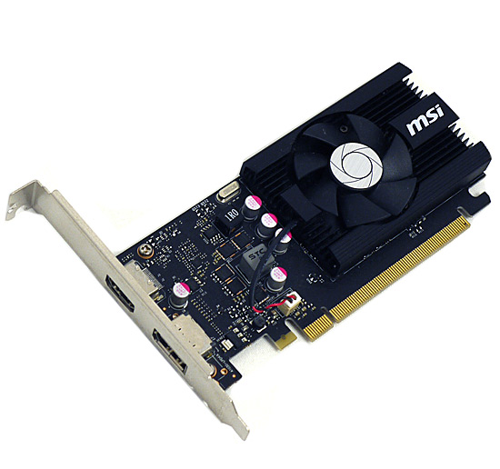 【中古】MSI製グラボ　GT 1030 2GD4 LP OC　PCIExp 2GB