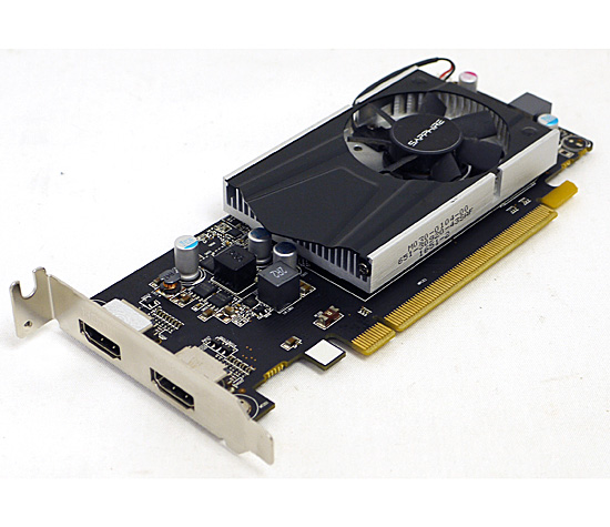 【中古】SAPPHIRE　R7 240 2G DDR3 PCI-E DUAL HDMI LP WITH BOOST(UEFI)　111216-08