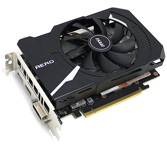 【中古】MSI製グラボ　GeForce GTX 1660 AERO ITX 6G OC　PCIExp 6GB
