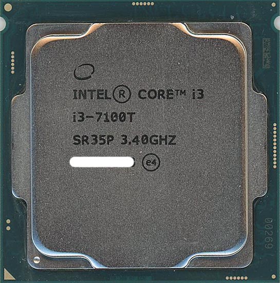 【中古】Core i3 7100T　3.4GHz　3M LGA1151 35W　SR35P