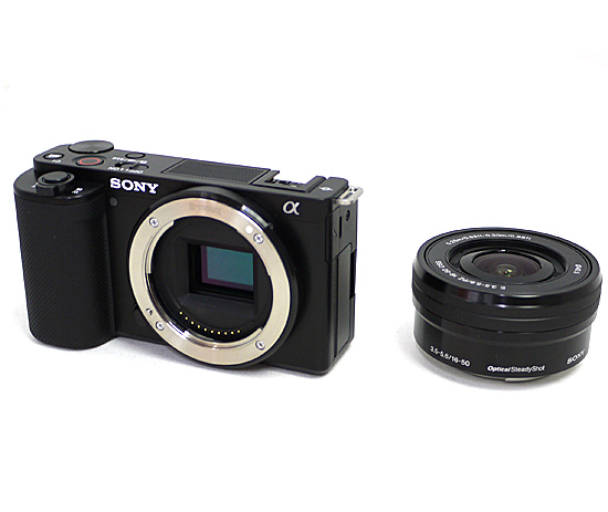 【中古】SONY製　デジタル一眼 VLOGCAM パワーズームレンズキット　ZV-E10L　ブラック 元箱あり