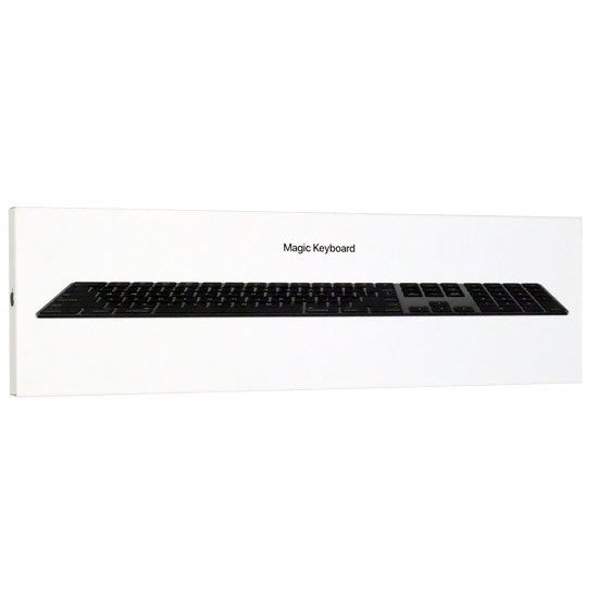 【中古】Apple　Magic Keyboard テンキー付き (JIS) MRMH2J/A　スペースグレイ 元箱あり