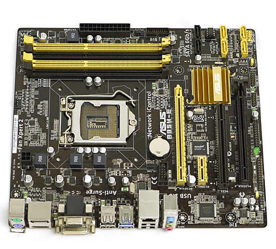 【中古】ASUS製　MicroATXマザーボード　B85M-E　LGA1150