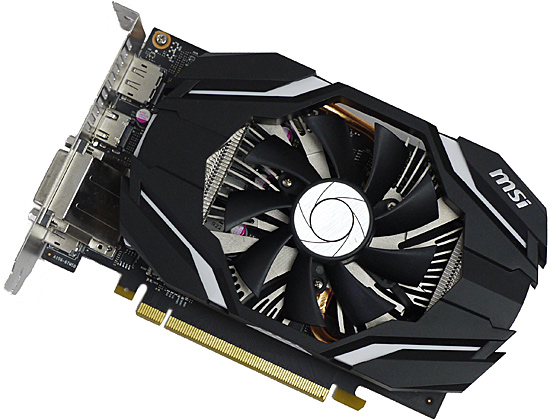 【中古】MSI製グラボ　GTX 1060 6G　PCIExp 6GB