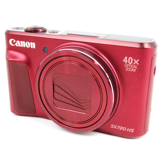 【中古】Canon製　PowerShot SX720 HS　レッド　2030万画素