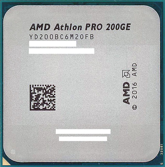 【中古】AMD Athlon 200GE　3.2GHz Socket AM4　YD200BC6M2OFB