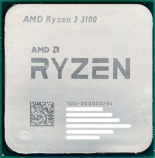 【中古】AMD　Ryzen 3 3100 100-100000284　3.6GHz SocketAM4