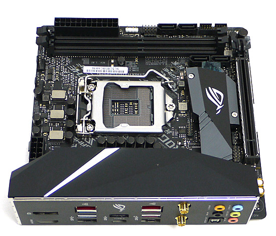 【中古】ASUS　Mini-ITXマザーボード　ROG STRIX H370-I GAMING　LGA1151