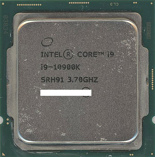 【中古】Core i9 10900K　3.7GHz LGA1200 125W　SRH91