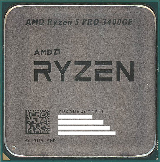 【中古】AMD　Ryzen 5 PRO 3400GE YD340BC6M4MFH　3.3GHz SocketAM4