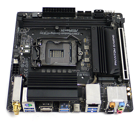 【中古】ASRock製 Mini-ITXマザーボード　Z390 Phantom Gaming-ITX/ac　LGA1151