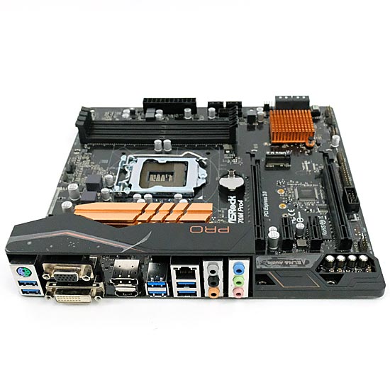 【中古】ASRock　MicroATXマザーボード　H170M Pro4　LGA1151　訳あり