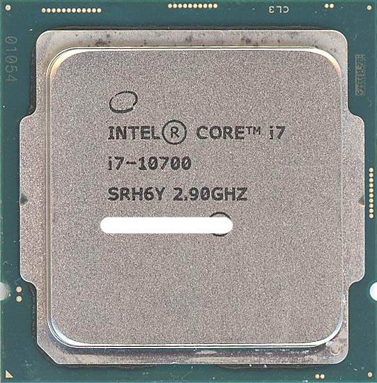 【中古】Core i7 10700　2.9GHz LGA1200 65W　SRH6Y