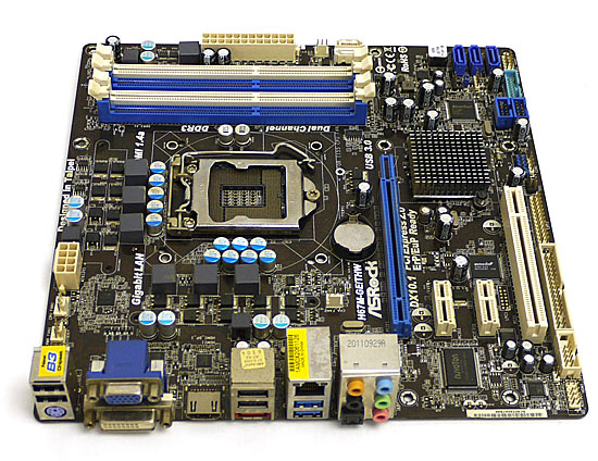 【中古】ASRock製 MicroATXマザーボード　H67M-GE/THW　LGA1155