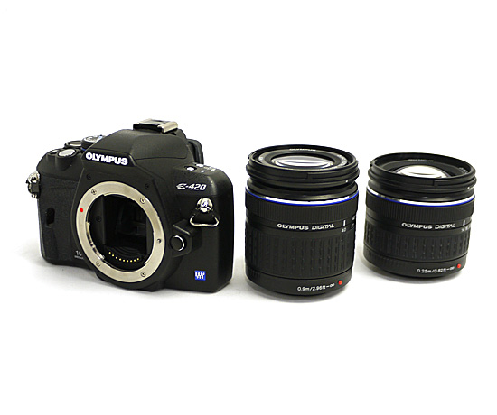 【中古】OLYMPUS　デジタル一眼レフ E-420 ダブルズームキット