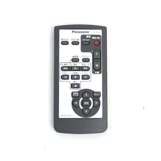 【中古】Panasonic　ビデオカメラリモコン N2QAEC000011