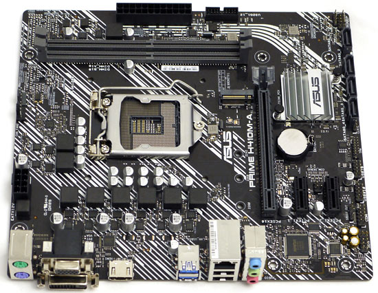 【中古】ASUS製　MicroATXマザーボード　PRIME H410M-A　LGA1200