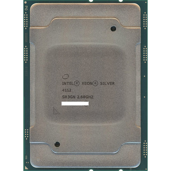 【中古】Xeon Silver 4112　2.6GHz 85W LGA3647　SR3GN