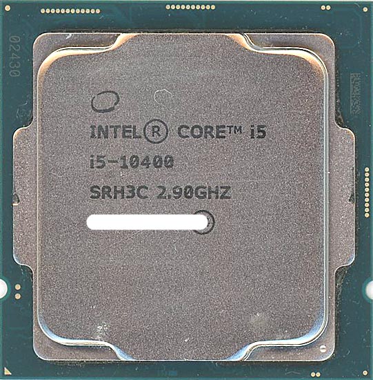 【中古】Core i5 10400　2.9GHz 12M LGA1200 65W　SRH3C