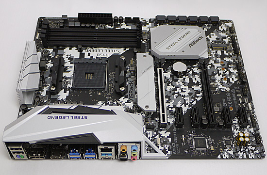 【中古】ASRock製 ATXマザーボード　B450 Steel Legend　SocketAM4